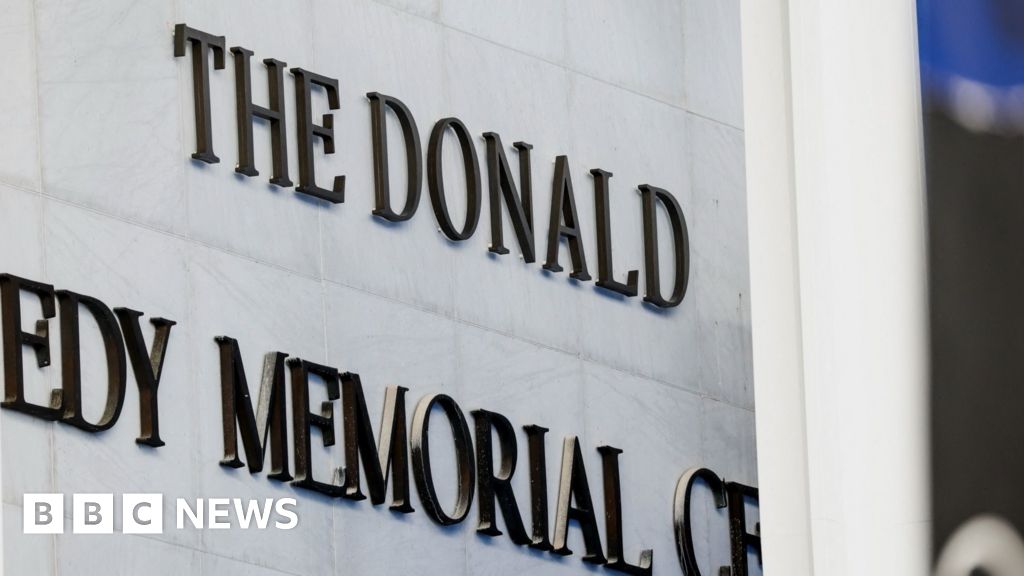 President Trump’s name added to facade of Kennedy Center