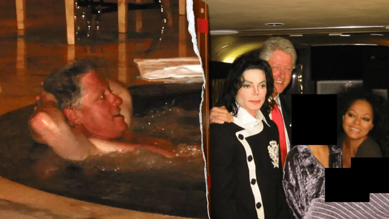 Epstein files include photos of Bill Clinton in hot tub with redacted person